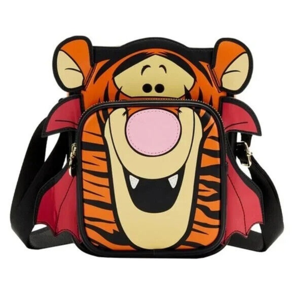 Loungefly Disney Winnie the Pooh Tigger‎ Vampire Cosplay Passport Bag